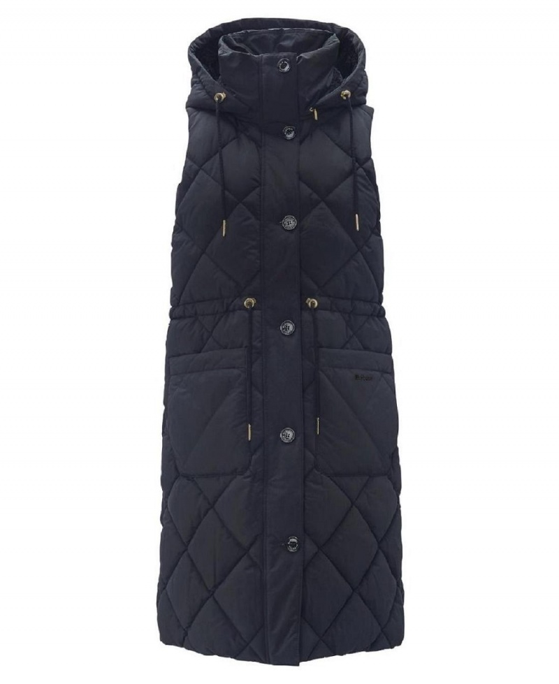 Vestes Barbour Orinsay Gilet Femme Noir | France_BAR13025