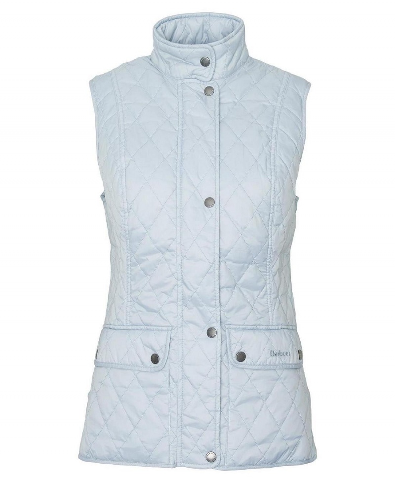 Vestes Barbour Otterburn Gilet Femme Bleu | France_BAR33684