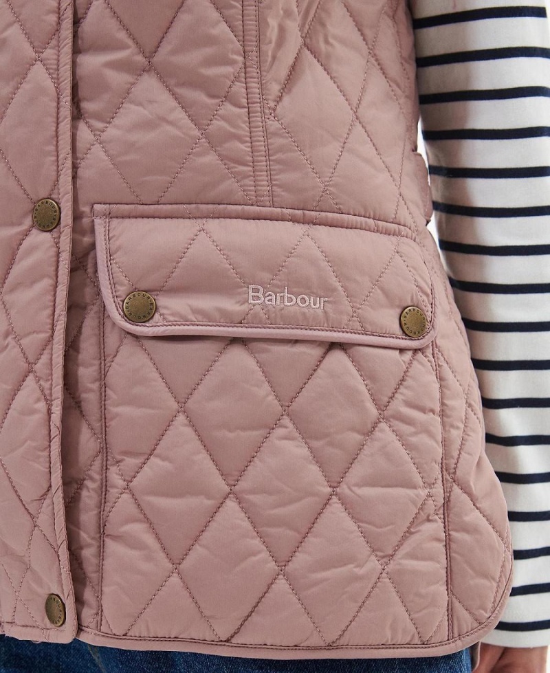 Vestes Barbour Otterburn Gilet Femme Rose | France_BAR22397