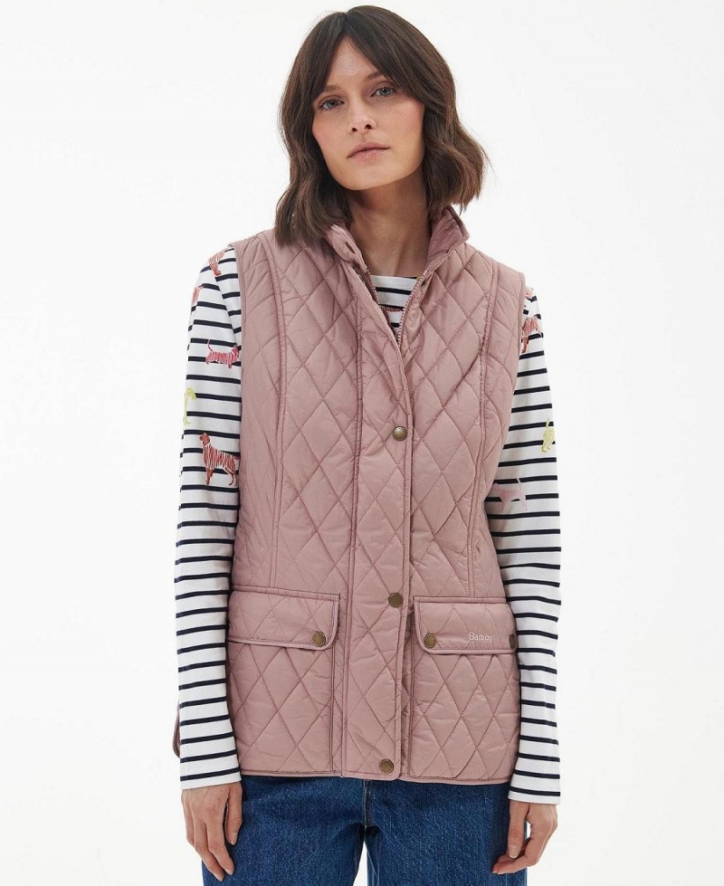 Vestes Barbour Otterburn Gilet Femme Rose | France_BAR22397