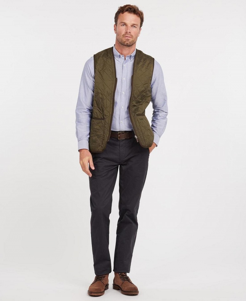 Vestes Barbour Polarquilt Waistcoat/Zip-In Liner Homme Vert Olive | France_BAR91266