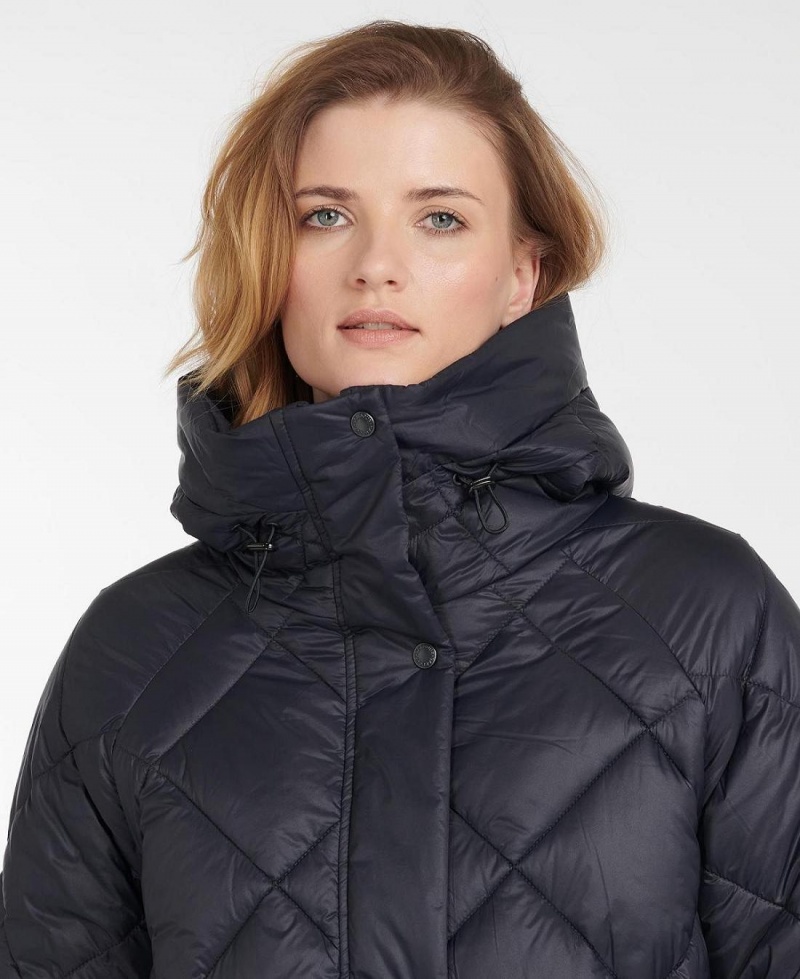 Vestes Barbour Sandyford Matelassé Femme Bleu Marine | France_BAR13495