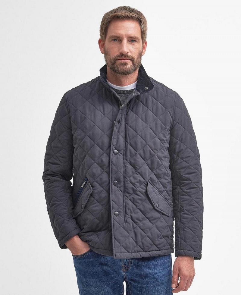 Vestes Barbour Shoveler Matelassé Homme Bleu Marine | France_BAR34216