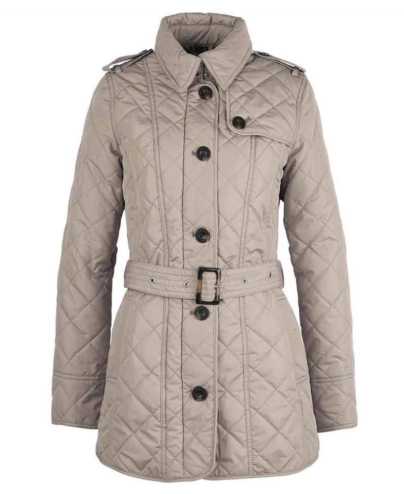 Vestes Barbour Tummel Matelassé Femme Beige | France_BAR49152