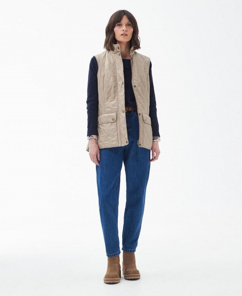 Vestes Barbour Wray Gilet Femme Beige | France_BAR42629