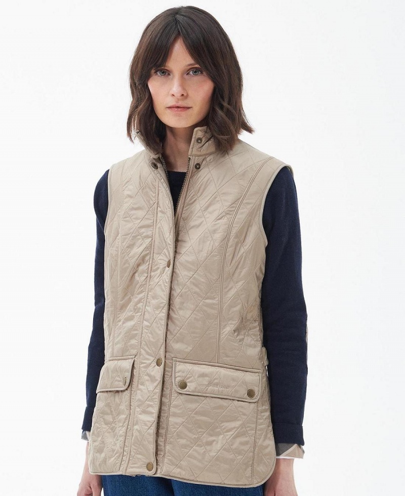 Vestes Barbour Wray Gilet Femme Beige | France_BAR42629