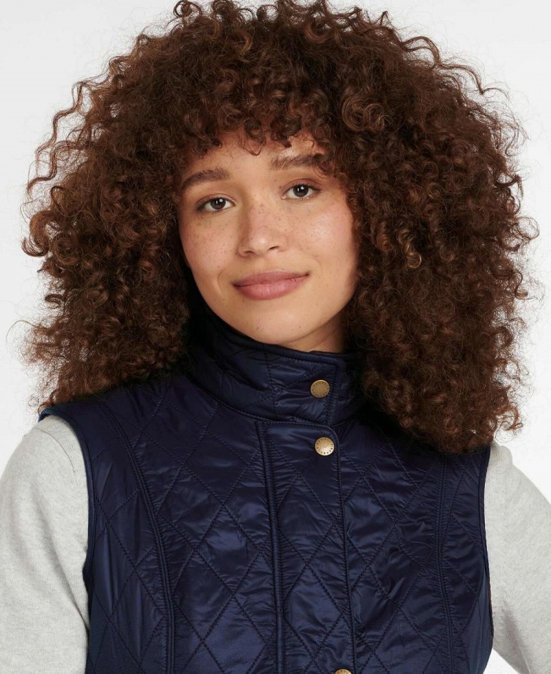 Vestes Barbour Wray Gilet Femme Bleu | France_BAR82593