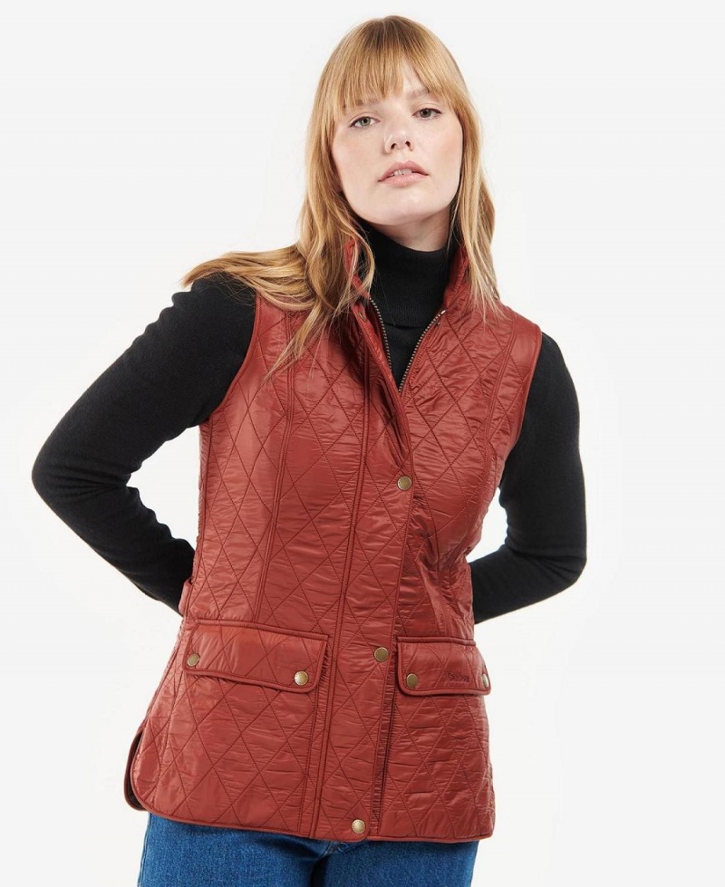 Vestes Barbour Wray Gilet Femme Orange | France_BAR45900