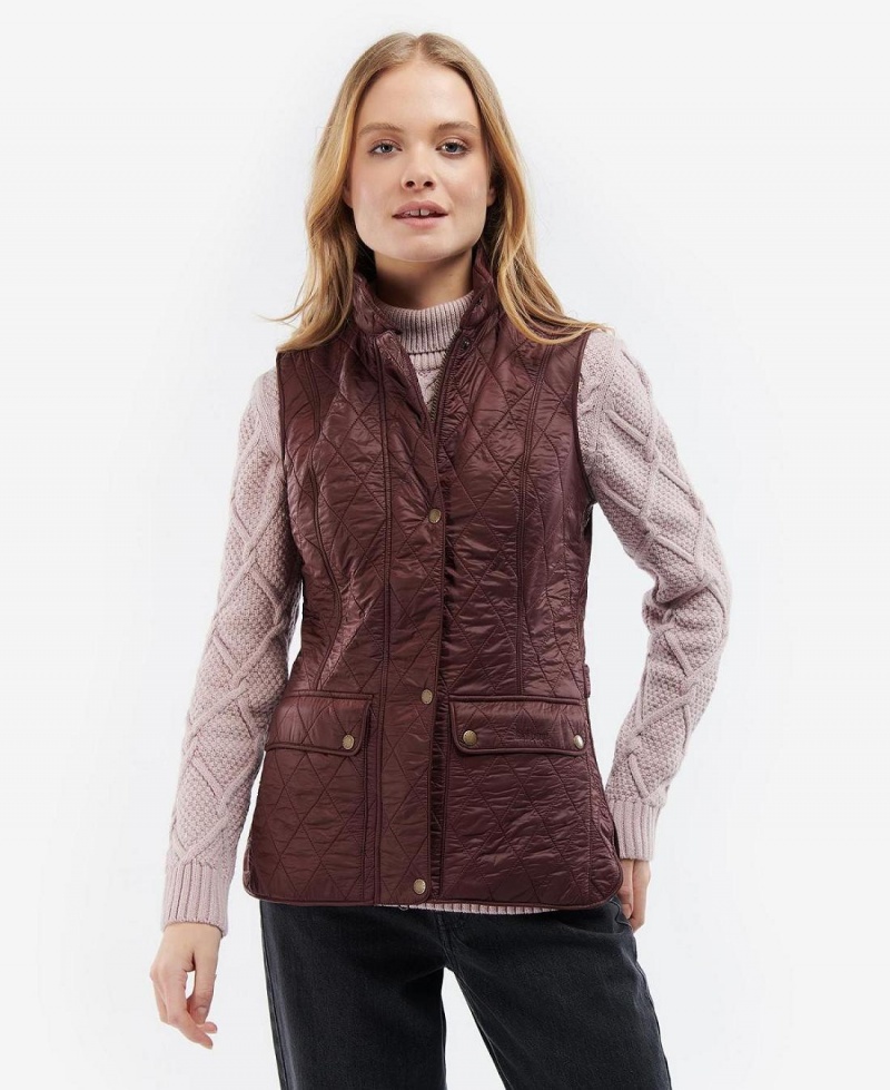 Vestes Barbour Wray Gilet Femme Rouge | France_BAR66827