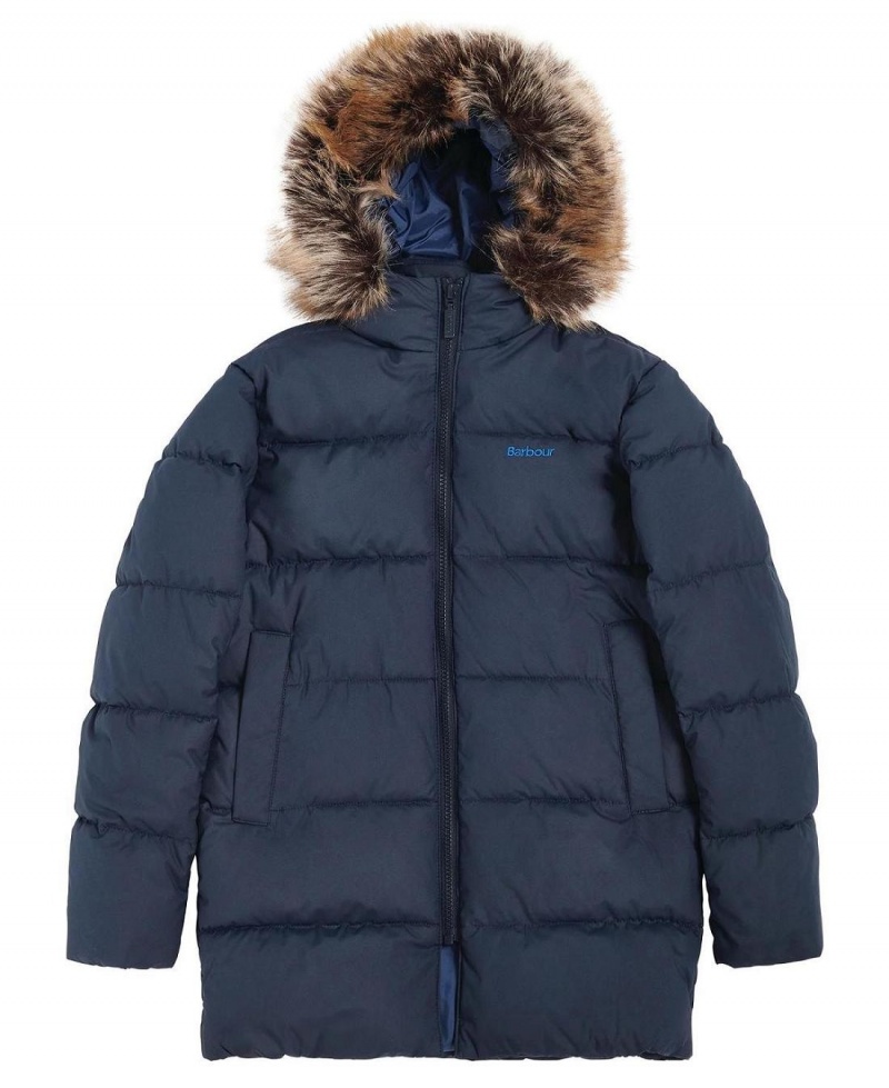 Vetement Barbour Boys' Corbett Matelassé Jacket Enfant Bleu Marine | France_BAR18445