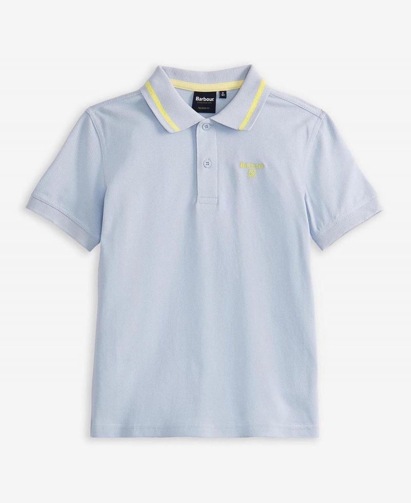 Vetement Barbour Boys' Oakside Polo Shirt Enfant Bleu | France_BAR99693