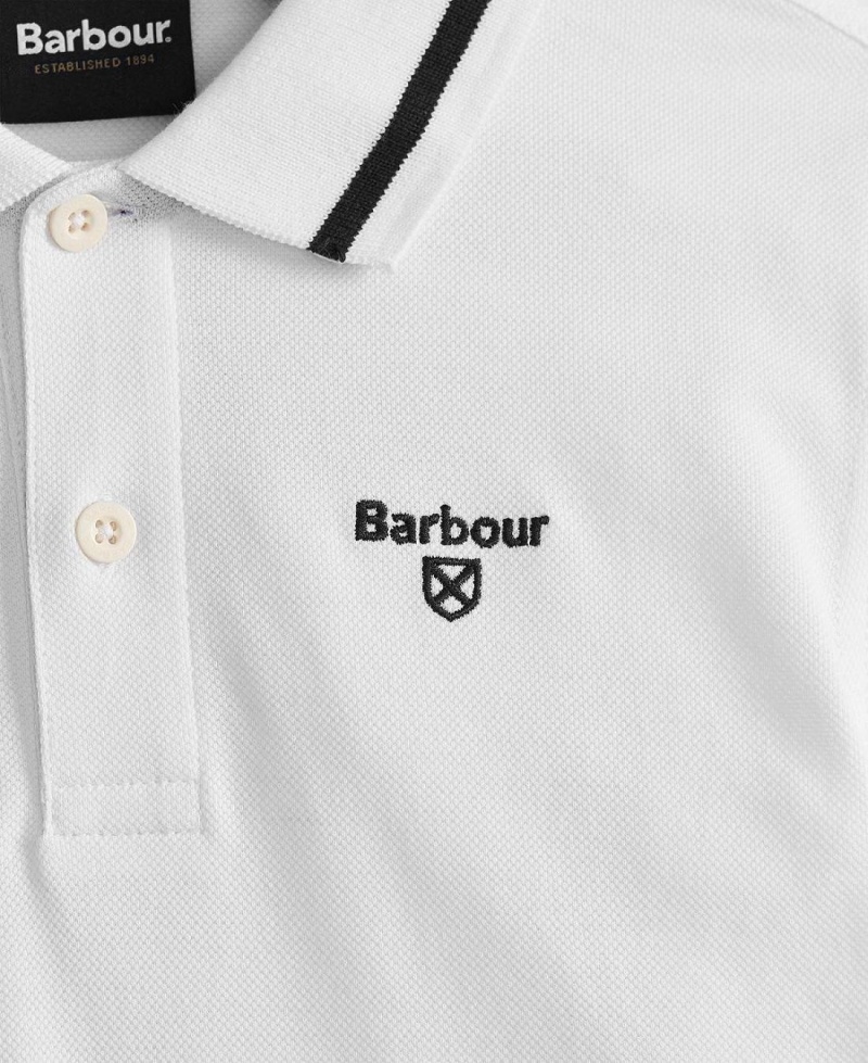 Vetement Barbour Boys' Oakside Polo Shirt Enfant Blanche | France_BAR75463