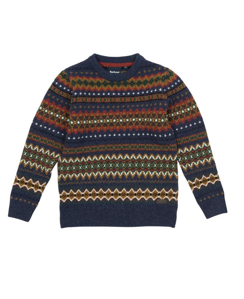 Vetement Barbour Boys Case Fairisle Jumper Enfant Multicolore | France_BAR68656