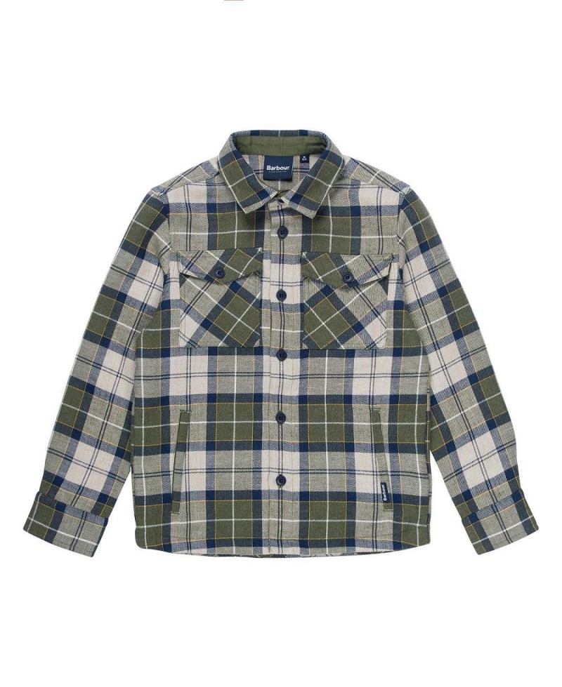 Vetement Barbour Boys Tartan Overshirt Enfant Multicolore | France_BAR35307