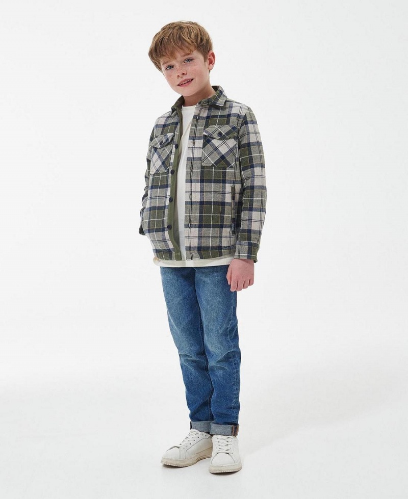 Vetement Barbour Boys Tartan Overshirt Enfant Multicolore | France_BAR35307