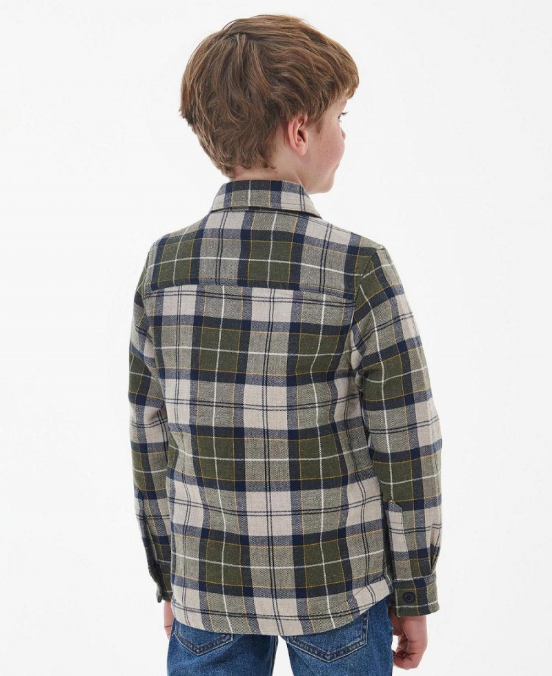 Vetement Barbour Boys Tartan Overshirt Enfant Multicolore | France_BAR35307