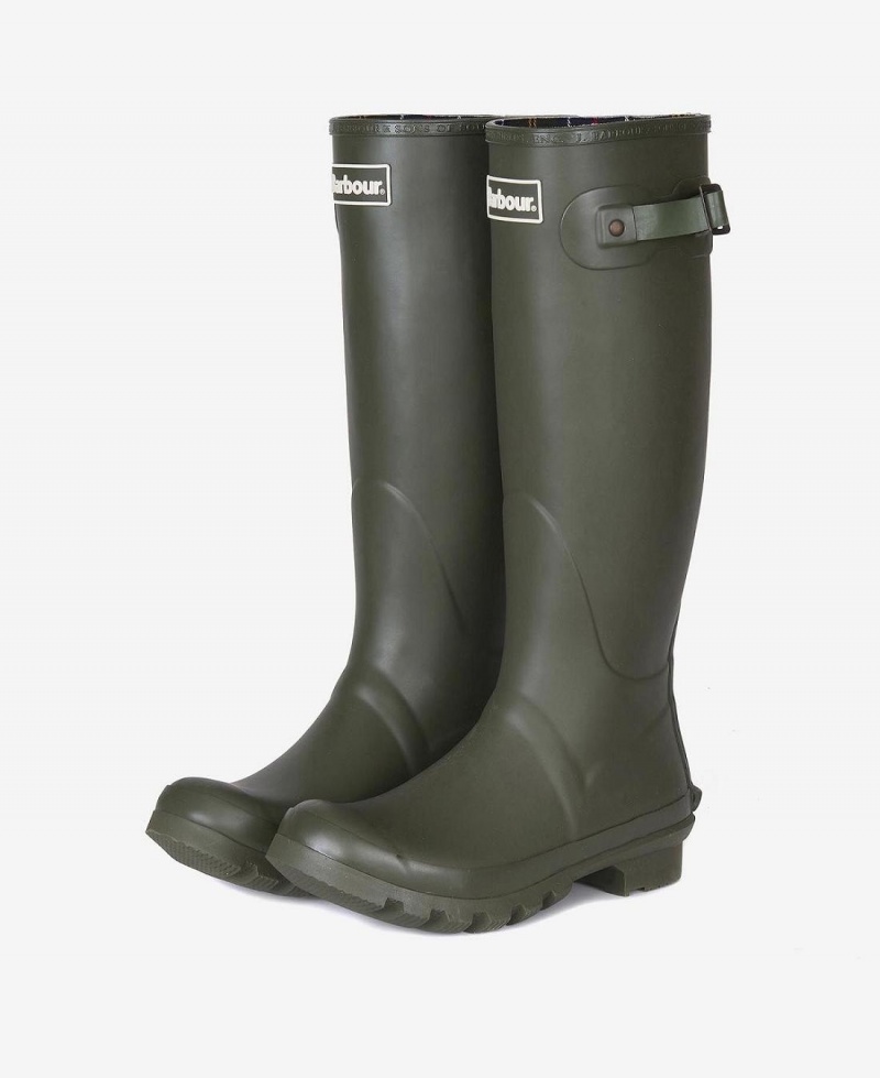 Wellingtons Barbour Bede Femme Vert Olive | France_BAR24246