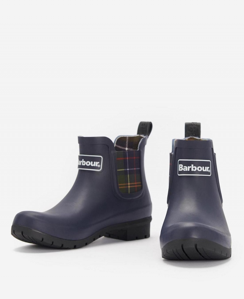 Wellingtons Barbour Kingham Femme Bleu Marine | France_BAR59300