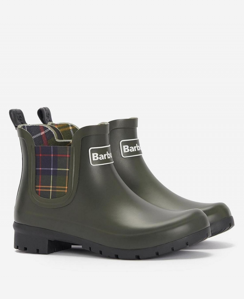 Wellingtons Barbour Kingham Femme Vert Olive | France_BAR92620