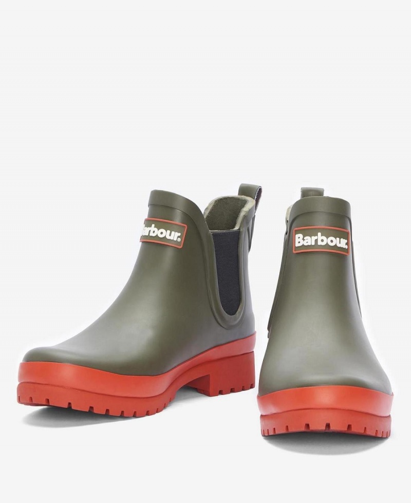 Wellingtons Barbour Mallow Femme Vert | France_BAR10790