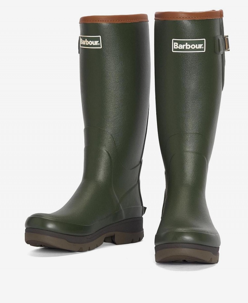 Wellingtons Barbour Tempest Femme Vert Olive | France_BAR11462