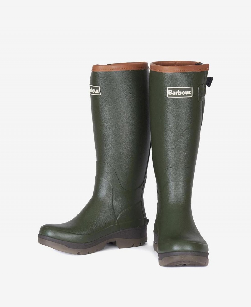 Wellingtons Barbour Tempest Femme Vert Olive | France_BAR11462