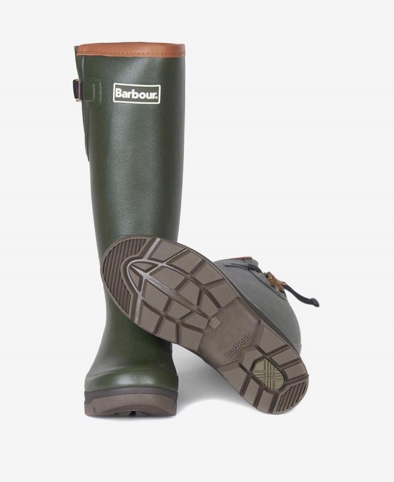 Wellingtons Barbour Tempest Femme Vert Olive | France_BAR11462