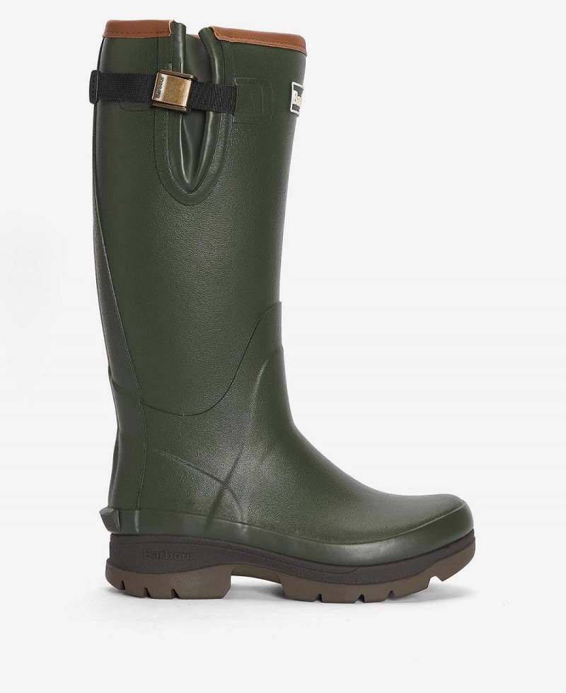 Wellingtons Barbour Tempest Femme Vert Olive | France_BAR11462