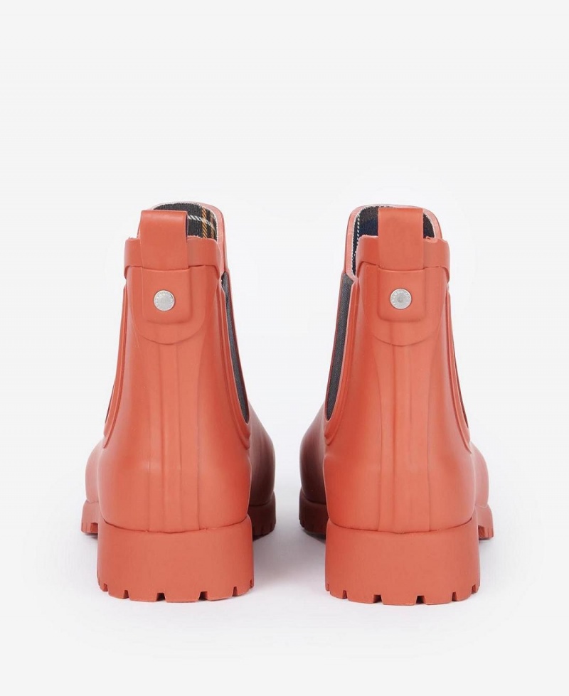 Wellingtons Barbour Wilton Femme Orange | France_BAR73754