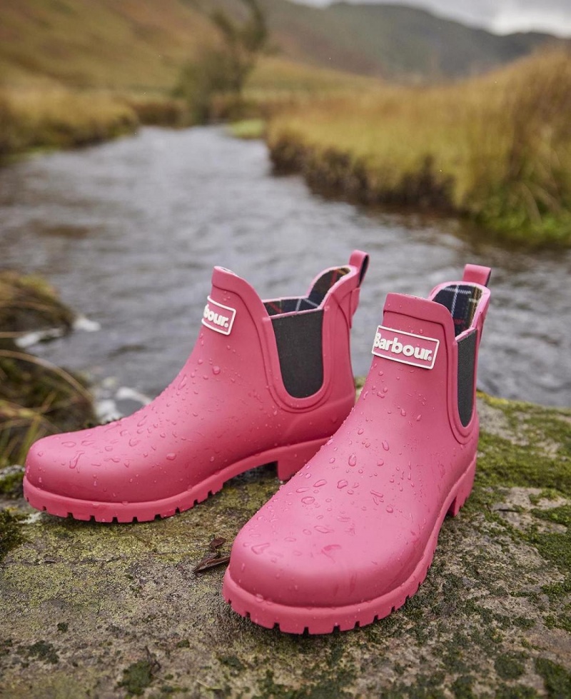 Wellingtons Barbour Wilton Femme Rose | France_BAR29718