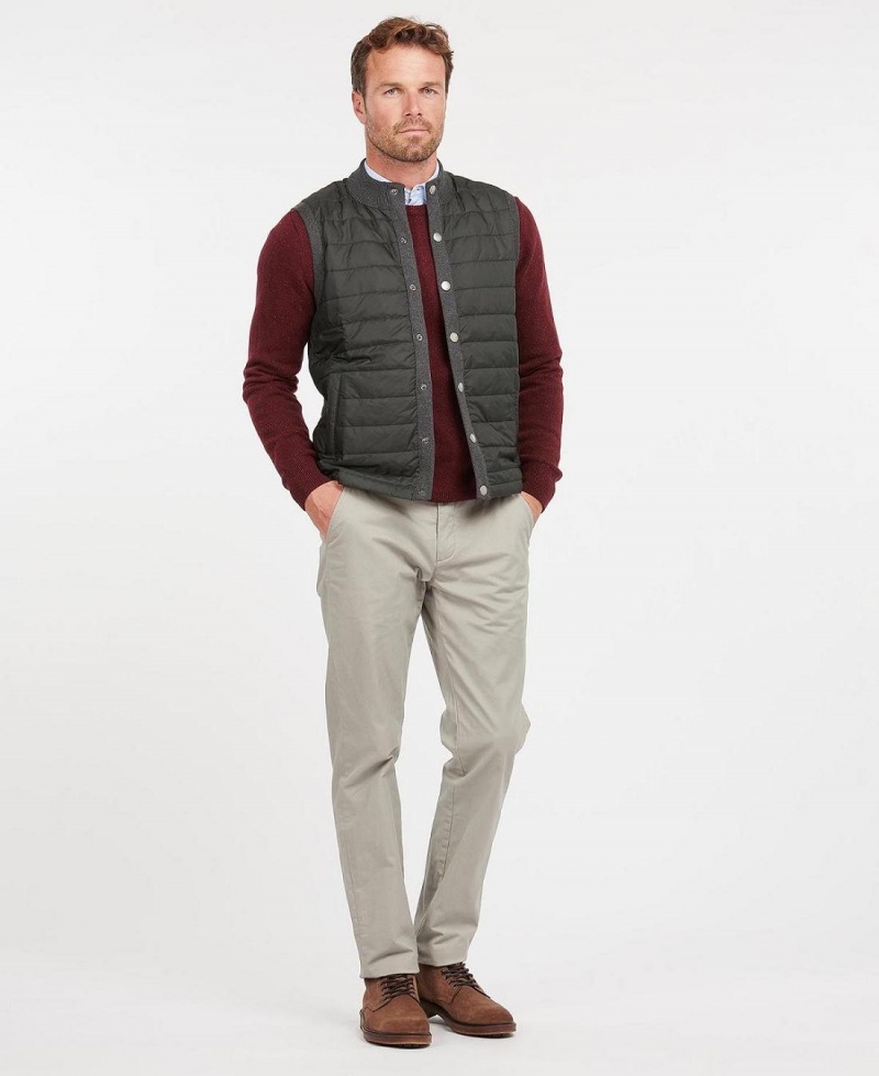 knitwear Barbour Essential Gilet Homme Grise | France_BAR28728