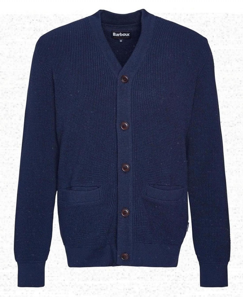 knitwear Barbour Howick Cardigan Homme Bleu Marine | France_BAR32334