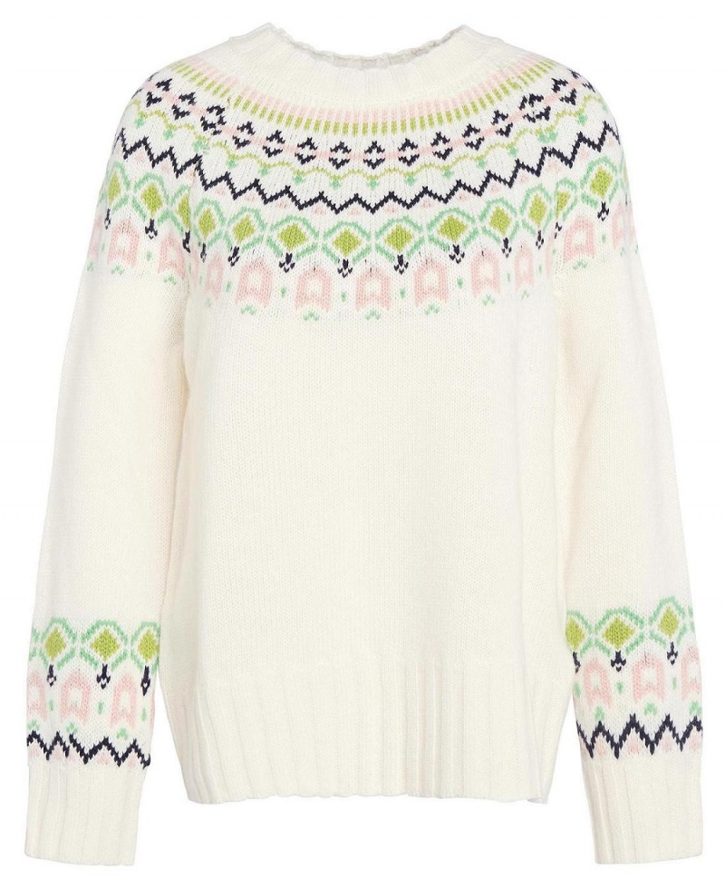 knitwear Barbour Melville Jumper Femme Multicolore | France_BAR47125