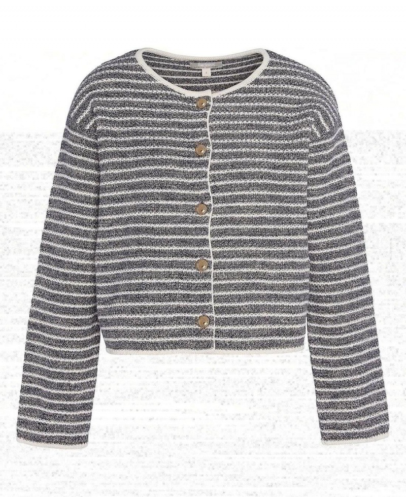 knitwear Barbour Reil Cardigan Femme Grise | France_BAR90450