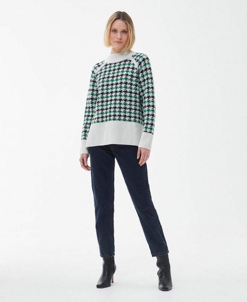 knitwear Barbour Roxane Jumper Femme Vert | France_BAR11691