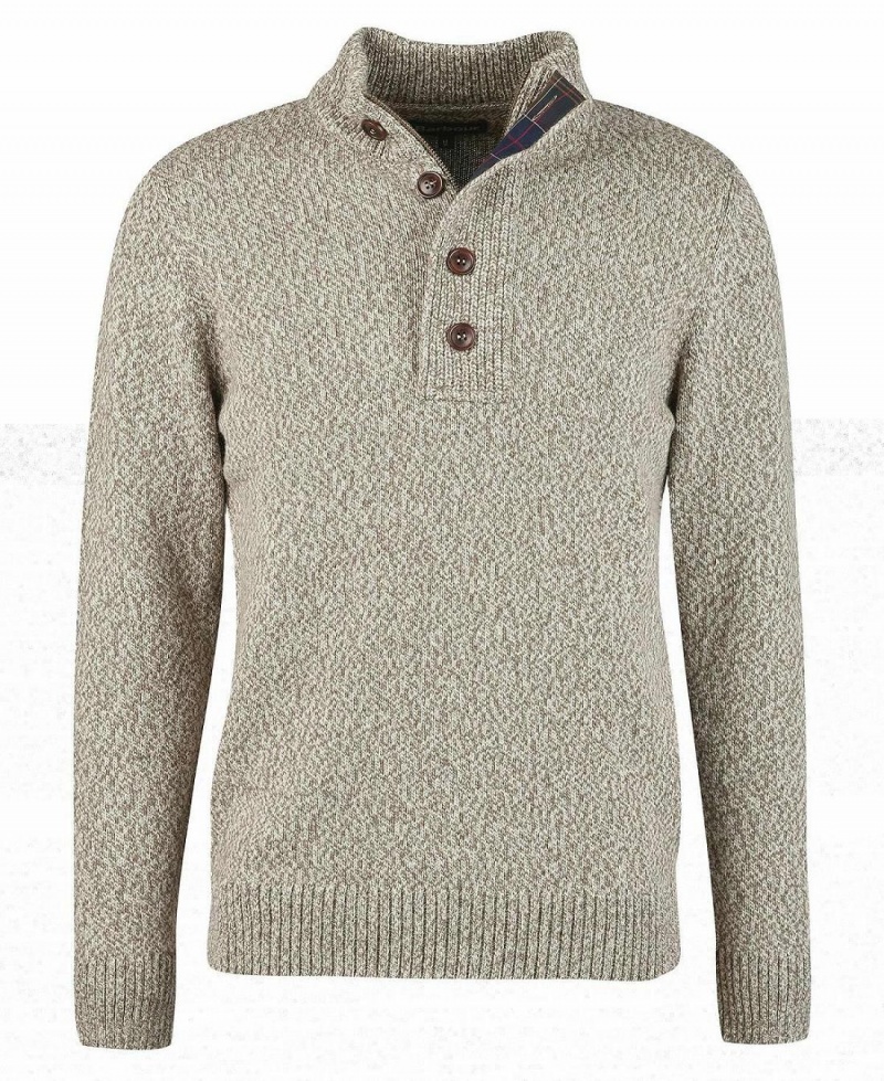 knitwear Barbour Sid Sweatshirt Homme Blanche | France_BAR15931