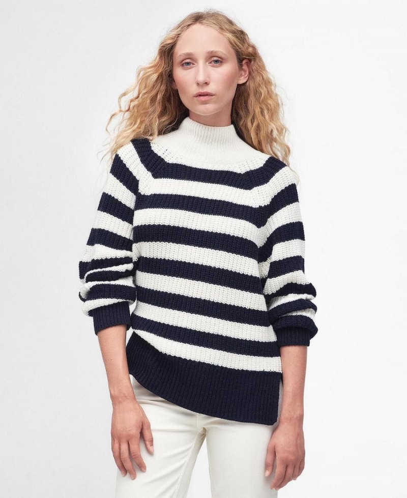 knitwear Barbour Silverdale Jumper Femme Multicolore | France_BAR74782