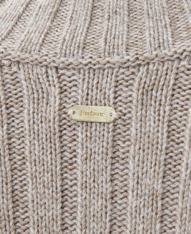 knitwear Barbour Winona Jumper Femme Beige | France_BAR17962